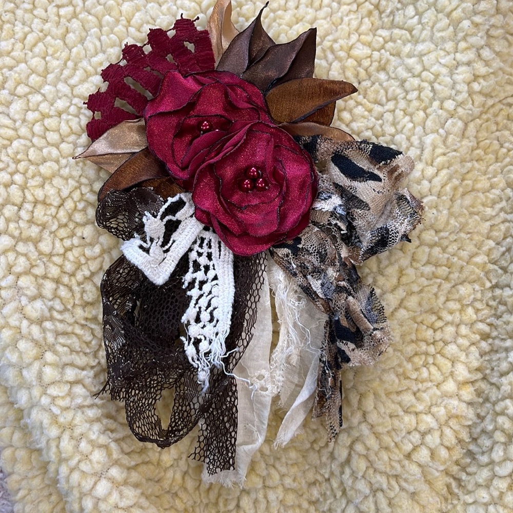 Red/Maroon Zadie B’s Bow